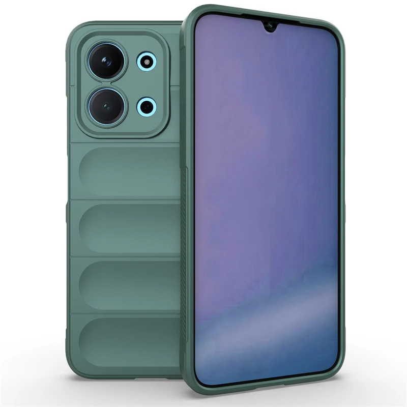 Shockproof Anti-Slip Silicone Phone Case - Soft Back Cover