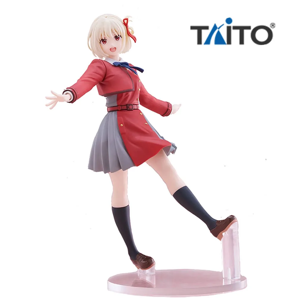 

Original Taito Coreful Lycoris Recoil Nishikigi Chisato Seifuku Ver. School Uniform 18Cm Anime Figure Pvc Model Collectible Toys