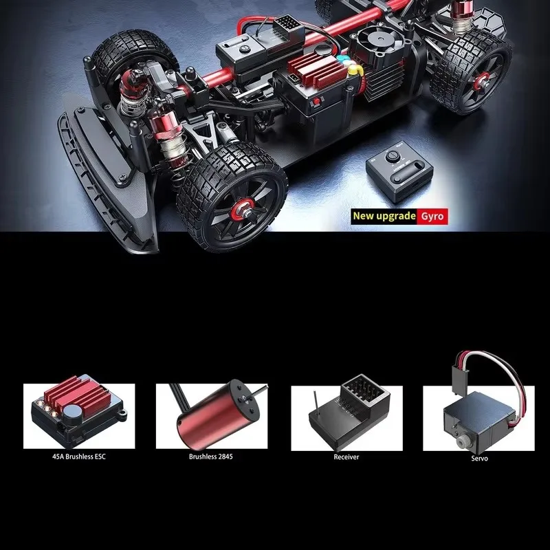 14 Rc Car Drift Model Modification Wireless Remote Control Car 42km/H High Speed Professional Car Model Gift 6