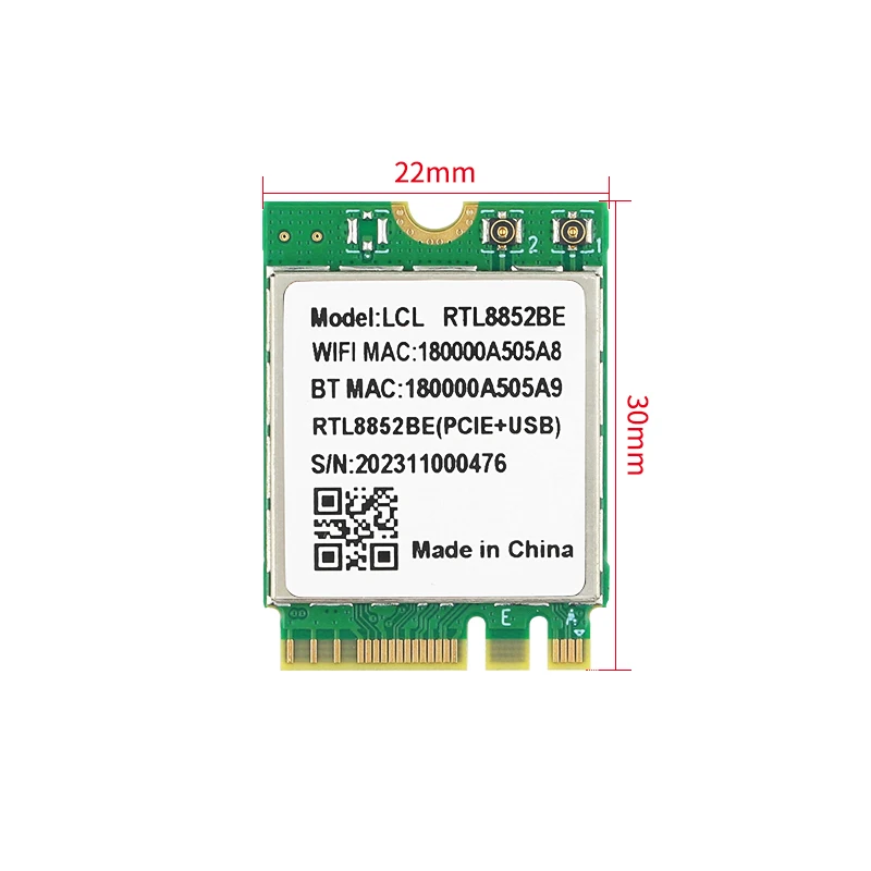 Orange Pi 5 Plus WiFi 6 + BT 5.2 ���� ��� RTL8852BE M.2 E Ű �������̽� OPI 5 Plus �� 1800M ��� �귣�� 2.4G 5G Wi-Fi