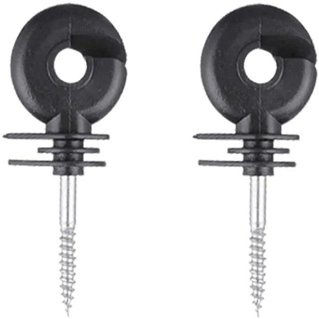 10 Dcs Elektromos Kerítés Szigetelő Csavaró Kerítésgyűrű (Rácsrendszer-Kiegészítők Állati Tenyésztés Elektronikus) - Image 5