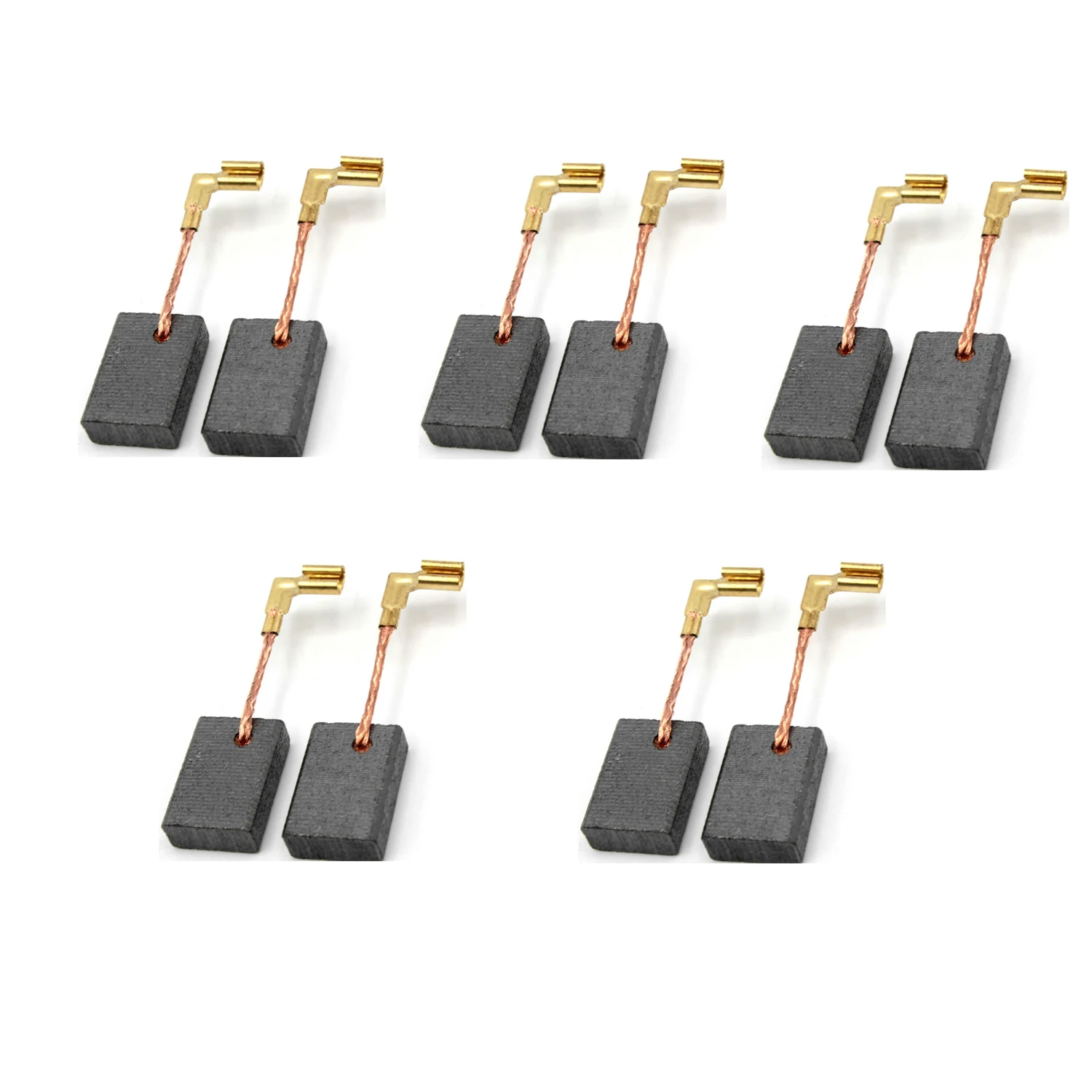 10 шт., карбоновые щетки для Makita CB325 9553NB 9554NB 9557NBD 9557NBK 9557PB HR2230 HR2460 HR2470 HR2600 HR2610 HR2800 HR2810