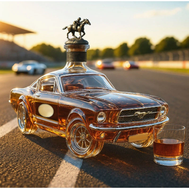 Nuovo motore per auto liquore whisky decanter in vetro bar di casa contenitore per bottiglia di vino trasparente statua decorazione della tavola accessori regalo - Image 2