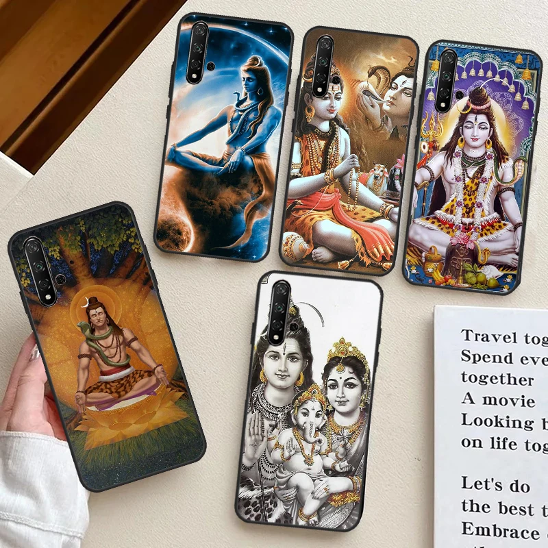 God Diety Indù Ganesha Shiva Per Huawei Nova 3I 7I 8I 11I Y91 Y90 Y61 Y60 Y70 Nova 10 9 Se 11 P20 P40 Lite P30 Pro Case