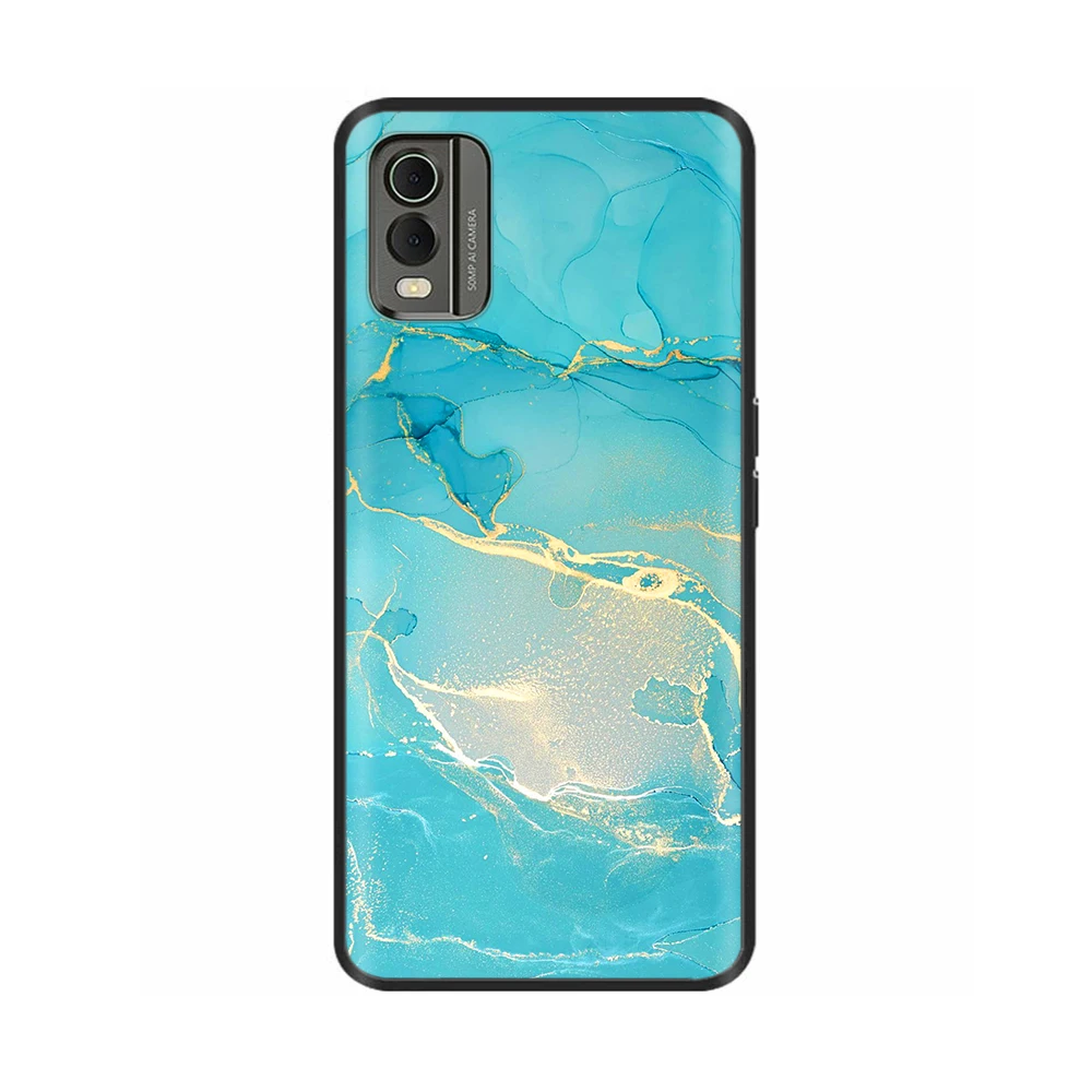 Stylish Black Silicone Shockproof Phone Case - Soft Painted Bumper Cover