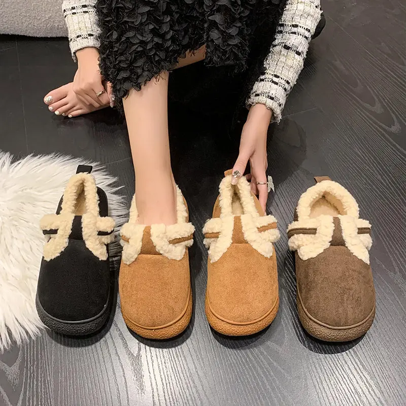 

Shallow Mouth Shoes Woman Flats Modis Autumn Casual Female Sneakers Round Toe Clogs Platform Dress 2023 New Moccasin Fall