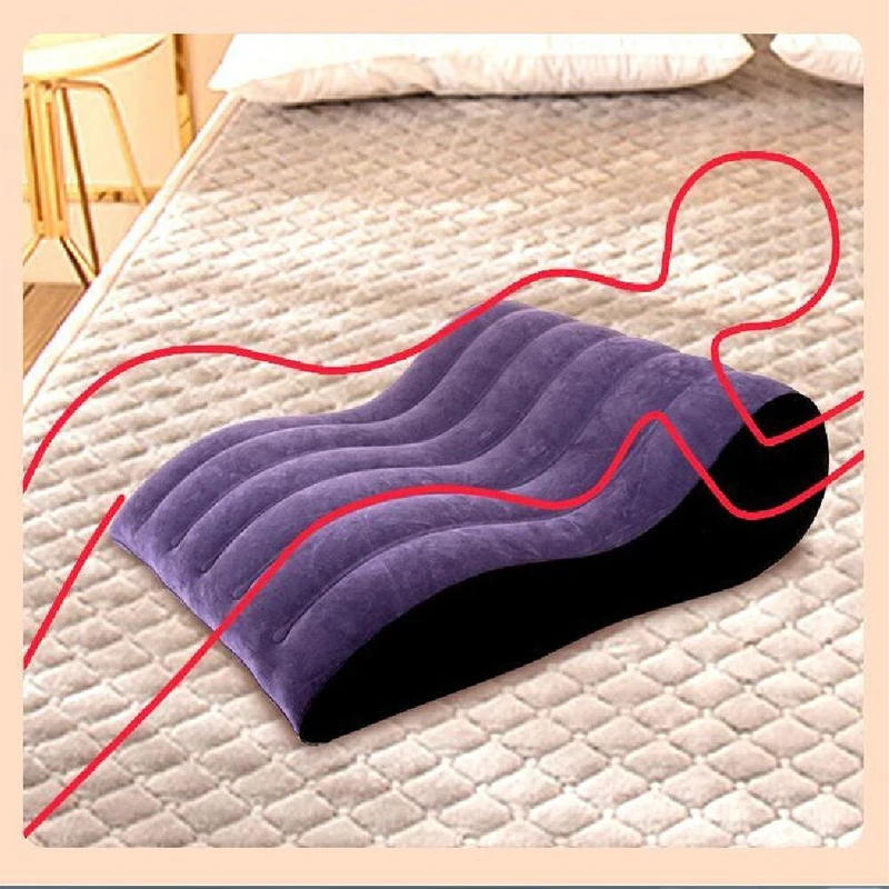 Inflatable Sofa Bed Pillow for Sex Pillow Sextoys Sexy Toys Couples Pregnancy Position Support Air Cushion BDSM Erotic Seks