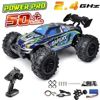 Wltoys RC Cars 2.4G 390 Moter High Speed Racing With LED 4WD Drift Remote Control Off-Road 4x4 Truck Toys For Adults And Kids 1
