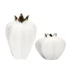 Extremely simple style creative hammer pattern decoration, high-end platinum color matching, light luxury ceramic vase, living r 4