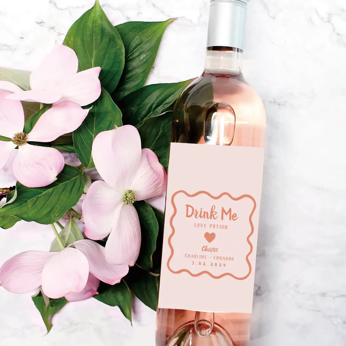 30-Pack Customizable Bottle Label Stickers – Personalized Packaging Labels with Any Tex... - SKU SSL900259 - UGI Packaging