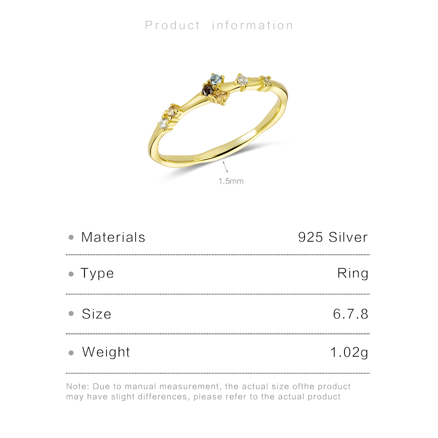 925 Sterling Silver Gold Ring Full Zircon CZ Lady Bird Ring Women Wedding Jewelry Rock Punk Round silver ring,silver rings