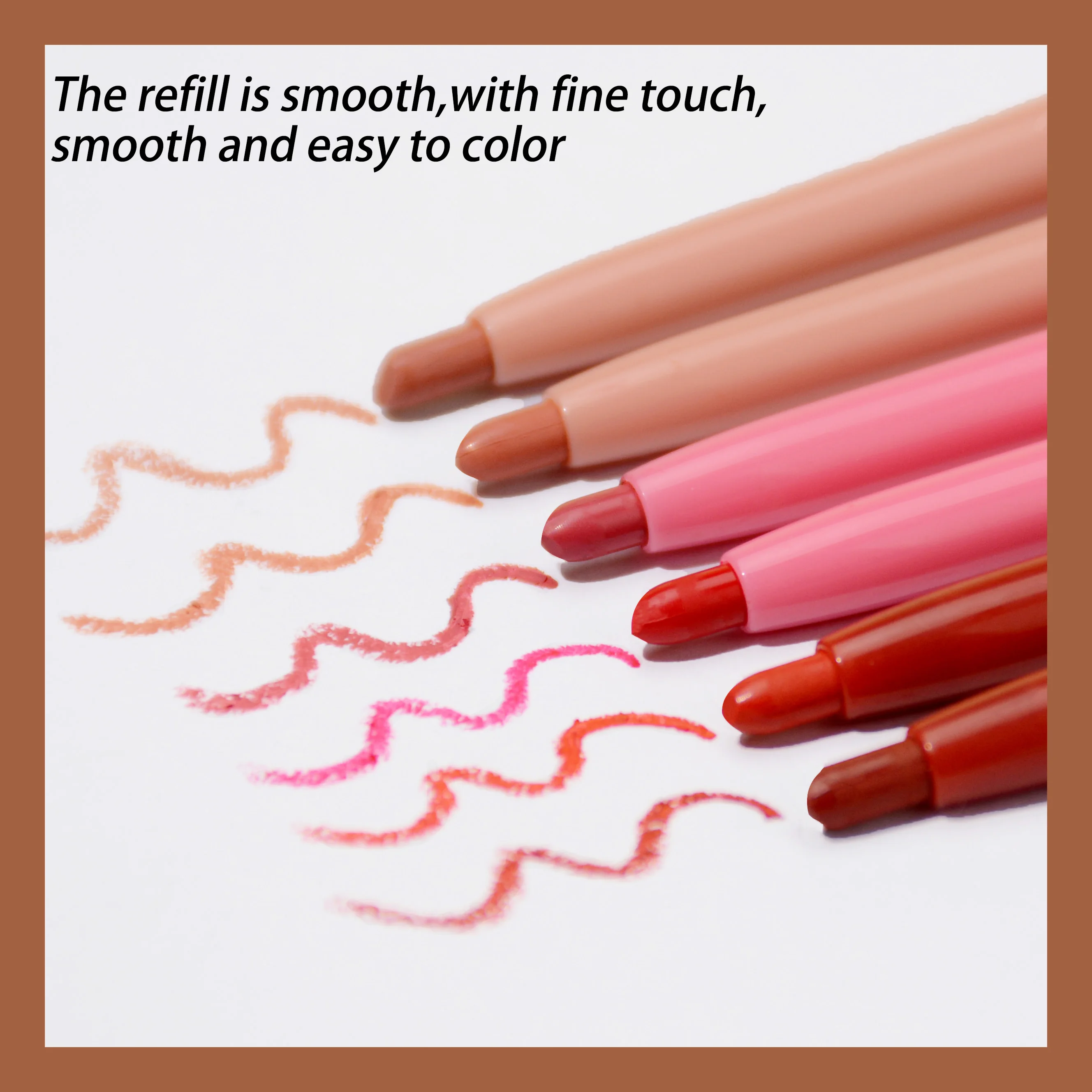 20-color lip liner high pigment durable waterproof and naturally shaped lip liner crayons lip liner lip liner pencil lipliner pencil lip liner set