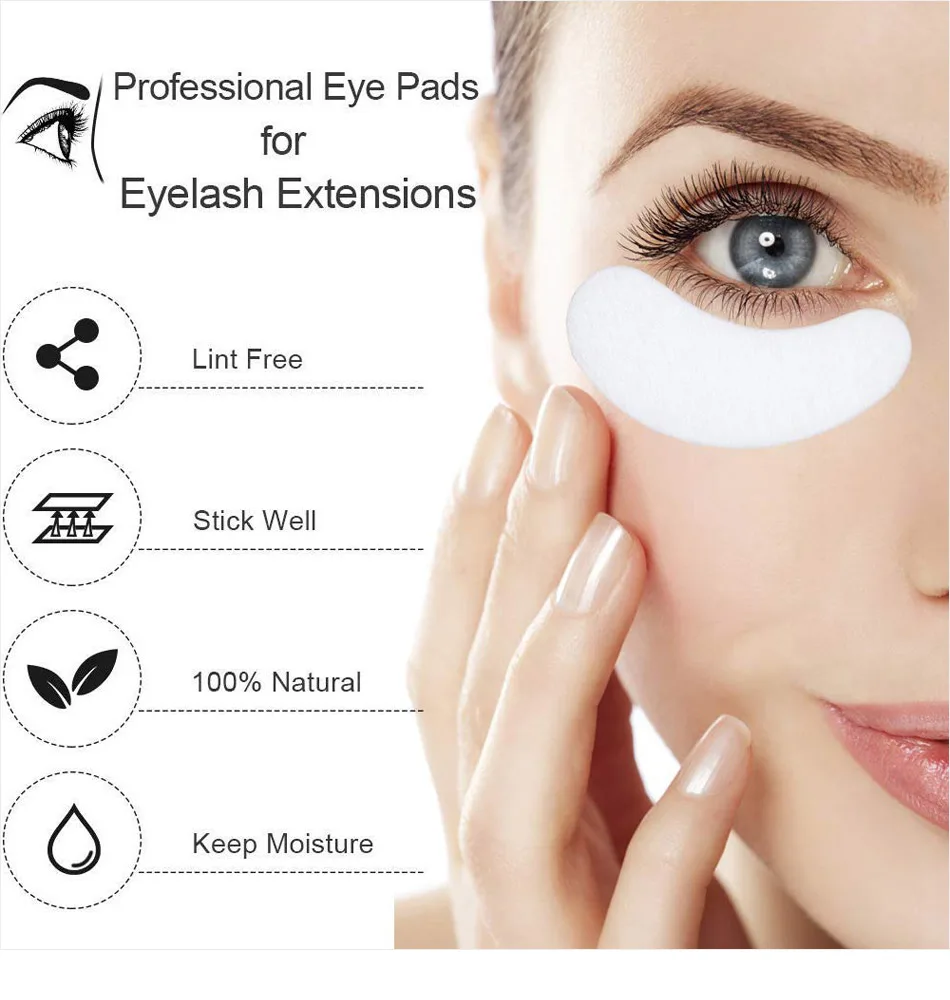 Description Picture 5 of itemEyelash Patchehes Reusable Silicone Under Eye Pads Eyelash Perm Rods Lash Lift Eye Sticker Eyelash Extension Patch Makeup Tools