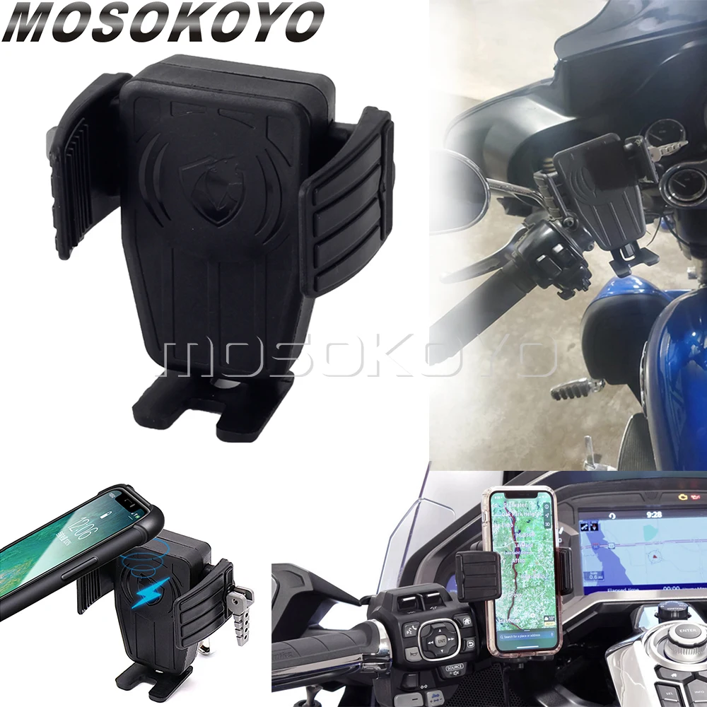 

Держатель для телефона с креплением на руль мотоцикла и GPS для Honda Goldwing GL 1800 Gold Wing GL1800 F6B DCT