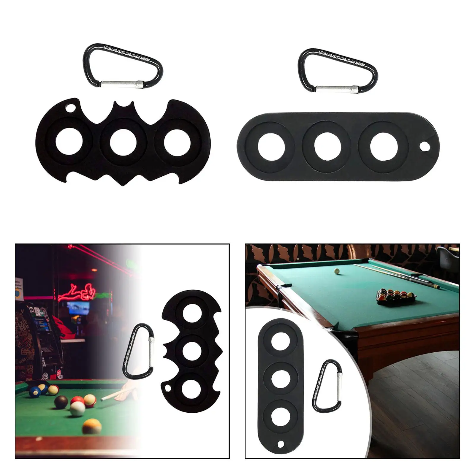 Pool Cue Joint Thread Protector Holder Soft Snooker Protective Caps Holder