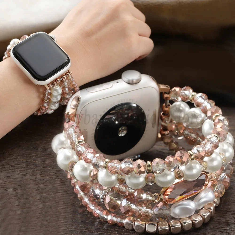 Elegant Pearl Jewelry Strap - Women's Luxury Bracelet Band