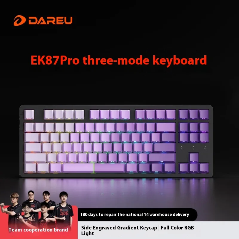 Dareu-ワイヤレスメカニカルキーボード,ホットスワップ,低遅延