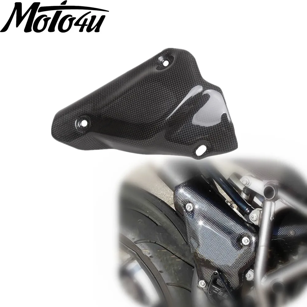 

Защита для выхлопной трубы из 100% углеродного волокна, декоративная крышка, аксессуары для Ducati 1098 1198 848