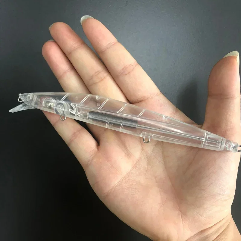 5Pcs Fishing Minnow Set Unpainted Blanks 145mm 22g Trout Bass Perch Wobbler Jerkbait Plastic Pesca Fishing Tackle Blank 9119