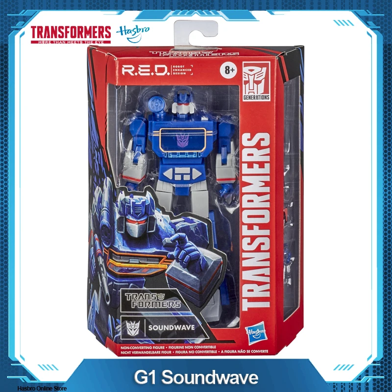 

Hasbro Transformers R.E.D. [Robot Enhanced Design] G1 Soundwave Action Toys for Birthdya Christmas Gift E7838