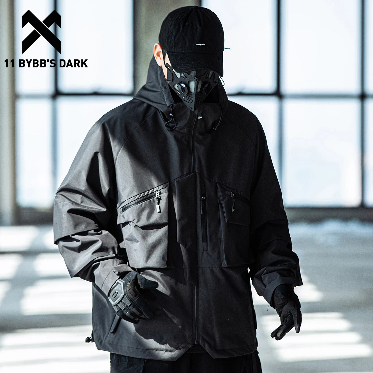 

11 BYBB'S DARK Large Pockets Loose Tactical Jacket 2023 New Fashion Moto Jacket Men Women Streetwear Harajuku Outerwear Hoodies