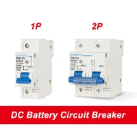 Disjoncteur 1P 2P DC 12V 24V 36V 48V 60V 72V 96V 120V, cellules solaires, batterie RV, interrupteur d'air 100A 125A 150A 200A 250A 1