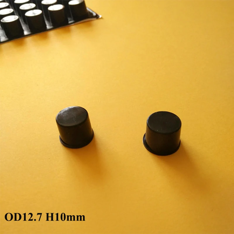 64PCS 12.7MM*10MM SELF ADHESIVE SOFT ANTI SLIP BUMPERS SILICONE RUBBER FEET PADS GREAT SILICA GEL SHOCK ABSORBER