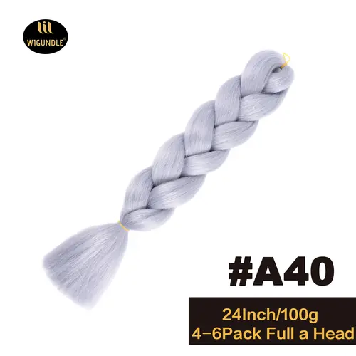 Long 24Inch Jumbo Braid Extensions Cos Synthetic Braiding Hair Afro Ombre Color Kanekalon Hair for Children/Women Braid - Image 7