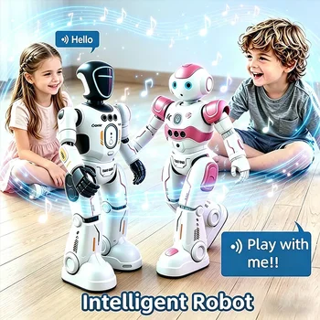 Robot JJRC R40 R2 RC con Controllo Remoto a Infrarossi e Gesti, Giocattolo Intelligente per Bambini, Robotica Vettoriale Smart, Robo Danzante per Bambini