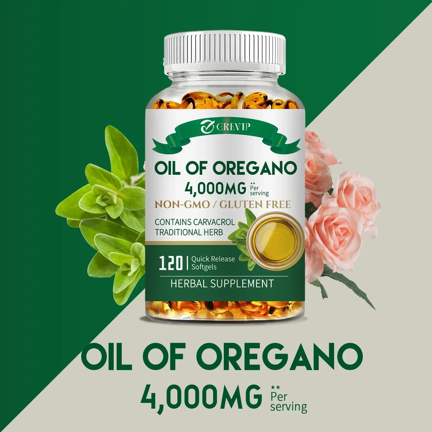 Oil of Oregano For Immune Kidney Health Anti inflammatory Relieves Bloating