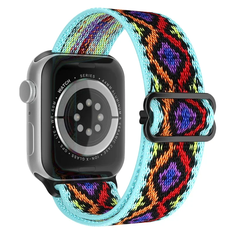 Elastic Braided Nylon Strap