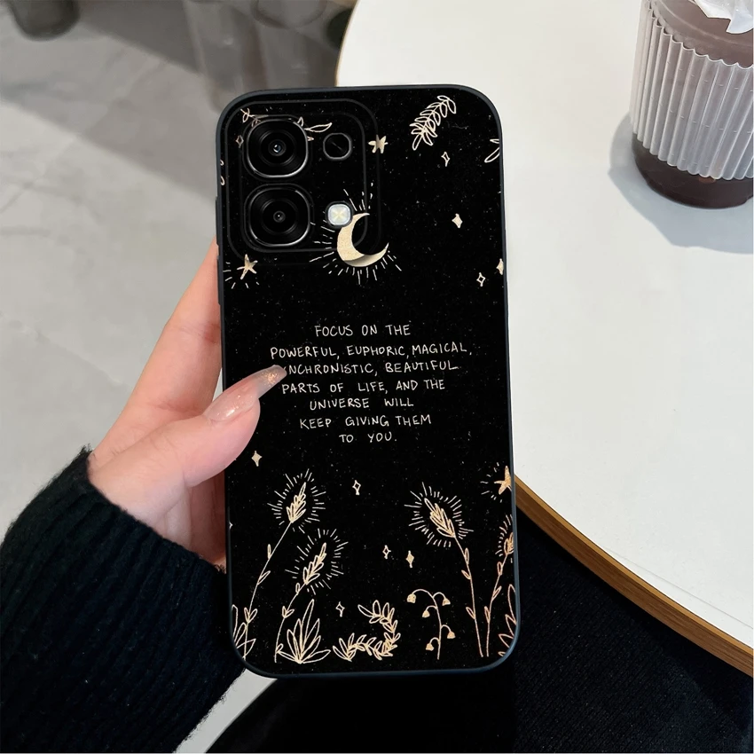 Fashion Graffiti Astronaut Liquid Silicone Phone Case - Soft Back Cover with Anti-Drop Protection