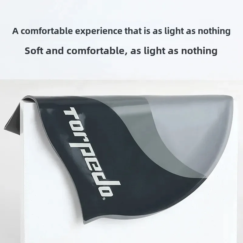 Universal Silicone Swimming Cap for Men And Women Sporty Waterproof Fashionable Swim Cap Children's Swim from Mainland China