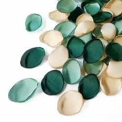 Elegant Silk Rose Petals for Wedding and Event Decoration (Green)
