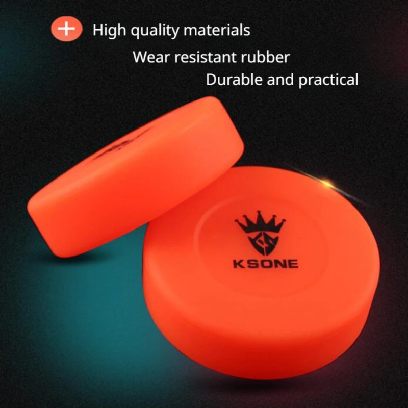 1PCS  65mm Hockey Wear Resistant Rubber Team Street Hockey Game Professional Training Ball Hockey Fans Practice Roller Land Ball 5