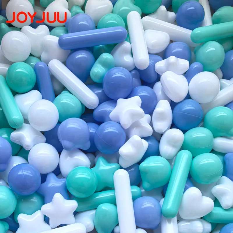 Ocean Ball PE Strip Shape Outdoor Sport Water Pool Wave Inflatable Stress Air Funny Toys for Kids Color Cognition 100pcs 2