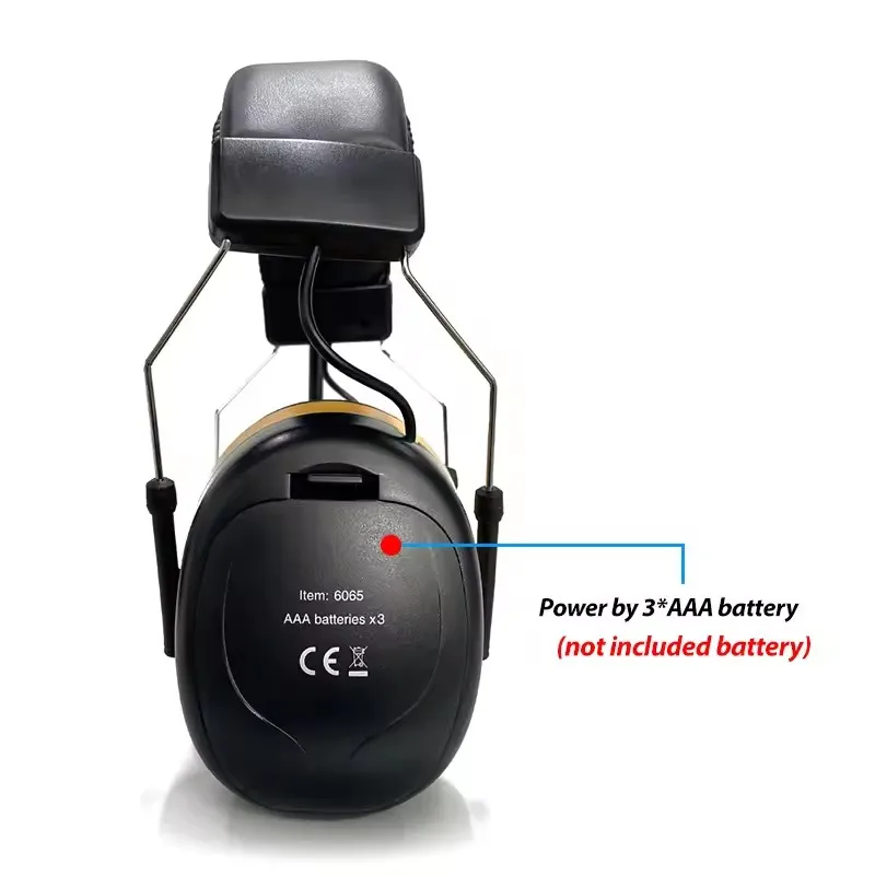 Noise Cancelling Headphones FM/AM/DAB Radio Noise Canceling Headphones NRR 30dB Suitable for Gardening/Factory/Hunting Hearing Protection Headphones