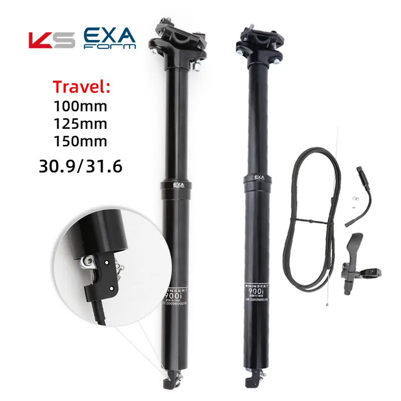 KS900iDropperSeatpost309316mmBicycleTube125150mmTravel