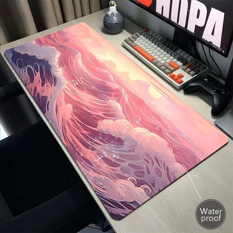 

Great Wave Mouse Pad Gaming Notebook Mouse Mat Gamer XXL Large Mousepad Game Desk Pads Waterproof Rubber коврик Keyboard Mats