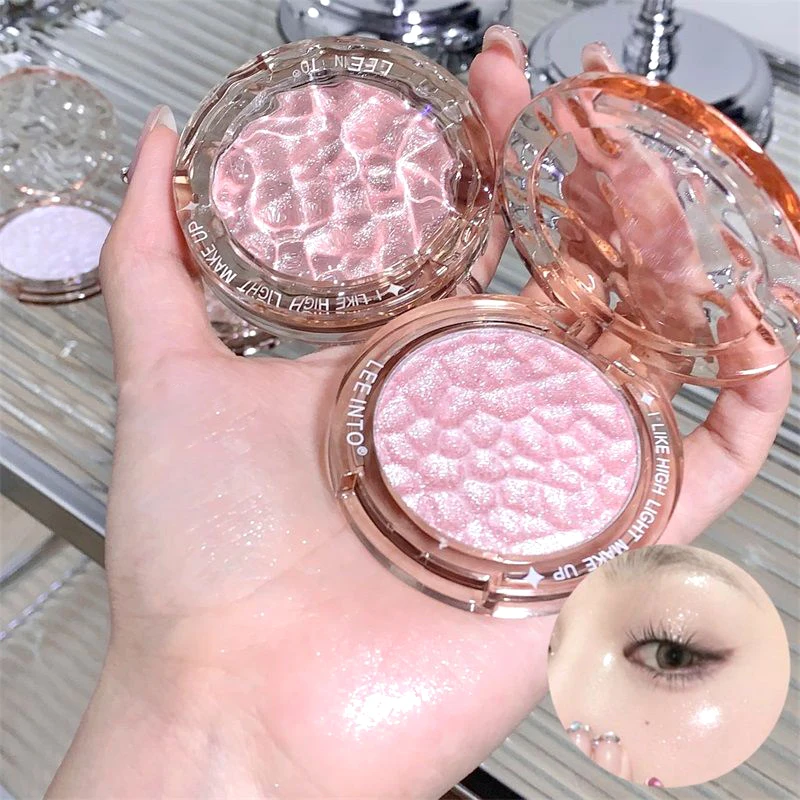 Crystal Bright Light high Gloss Powder Pearl Fine Flash Flash brightening makeup not fly Powder for young girls blush 6
