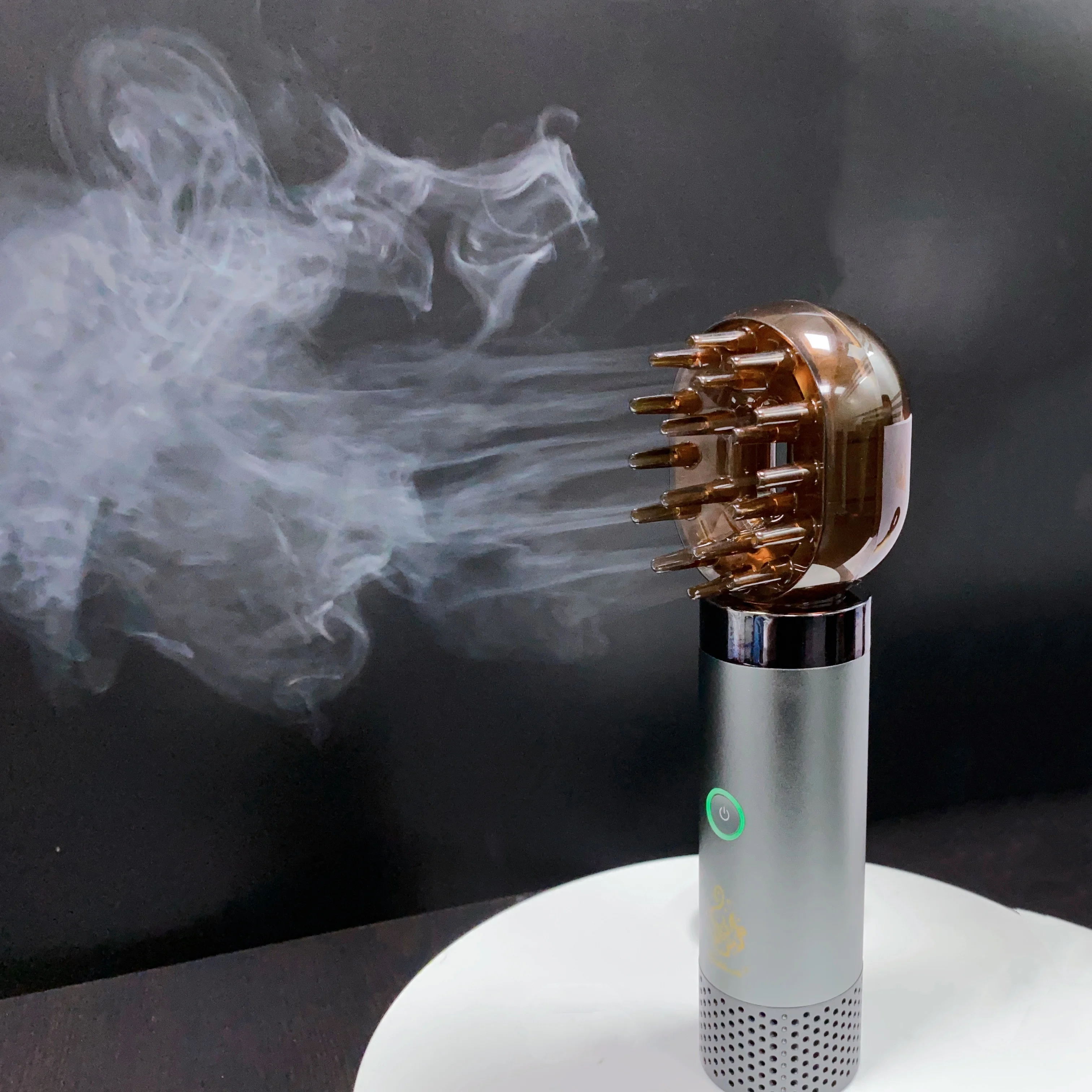 BukhoonOriginalElectricHairIncenseBurnerMiniLuxuryArabicMubkharHighQualityMetal