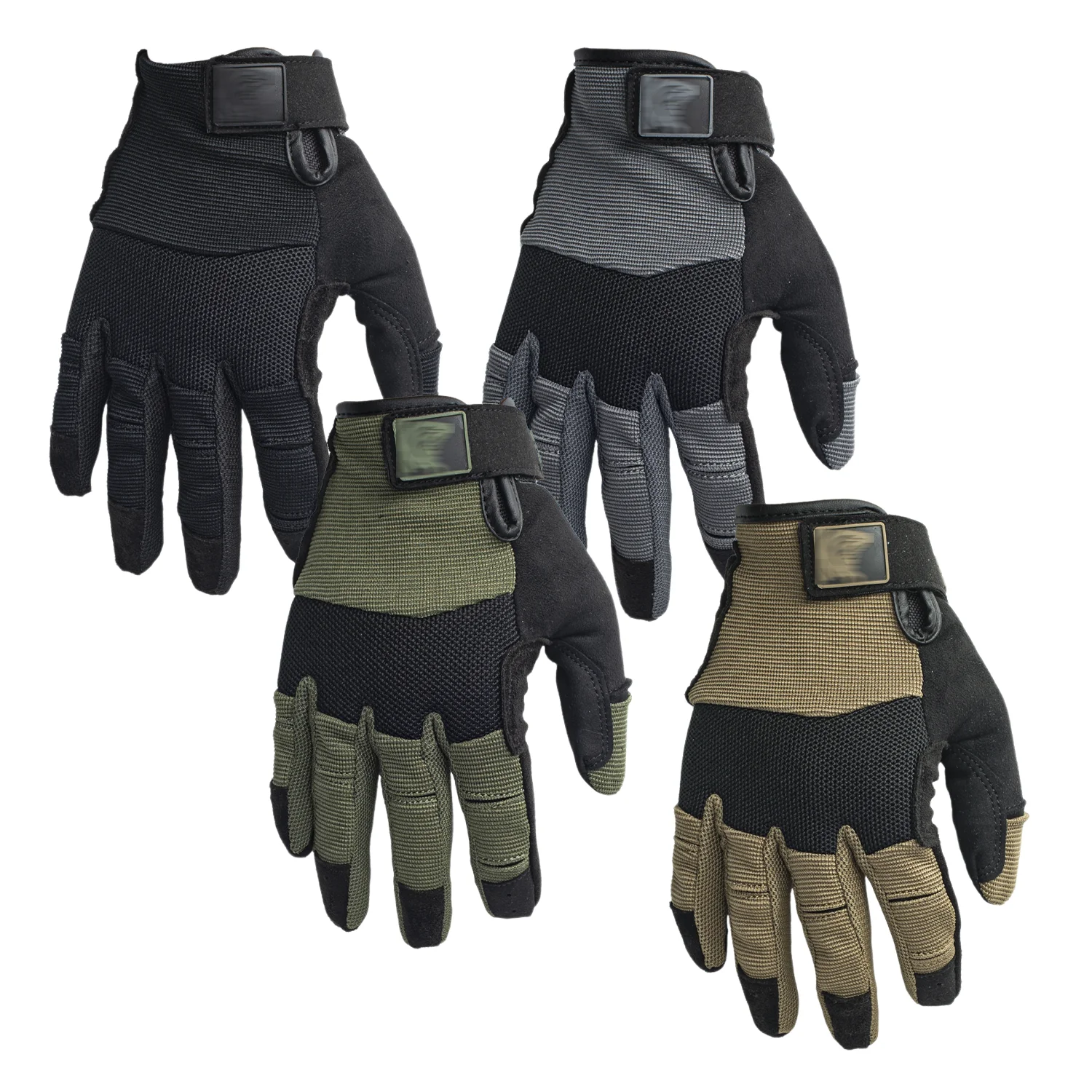 Gants tactiques PIG FDT pêche tir camping vélo respirants légers anti-dérapage écran
