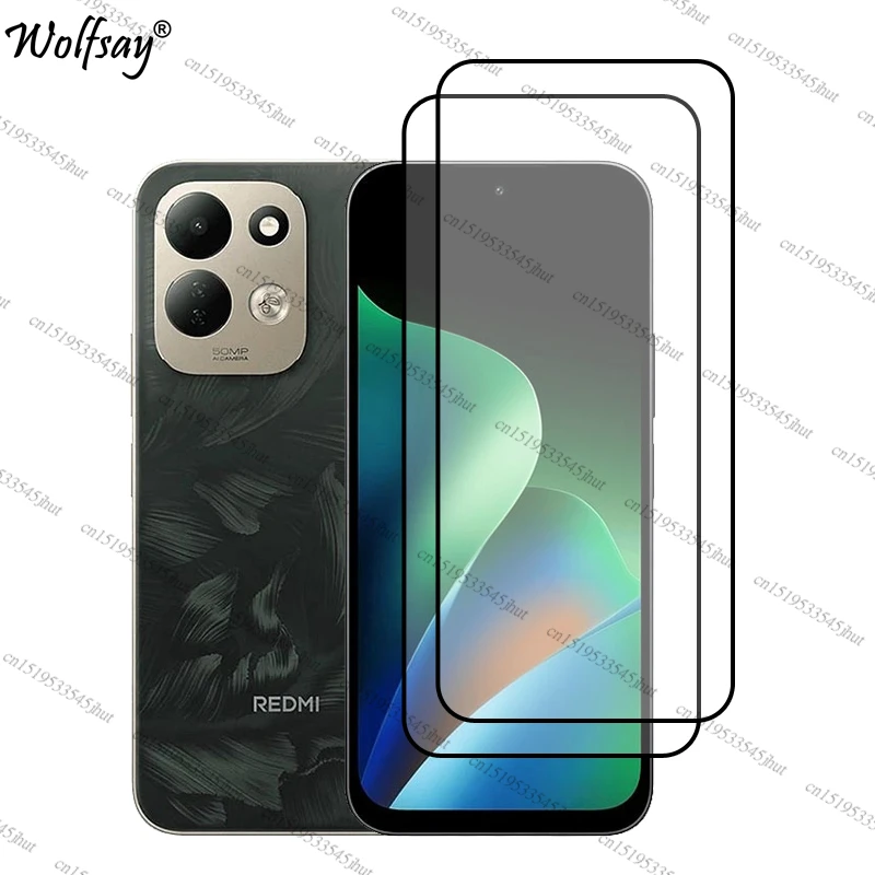Premium Full Cover Tempered Glass Screen & Camera Protector - 6.9 Inch