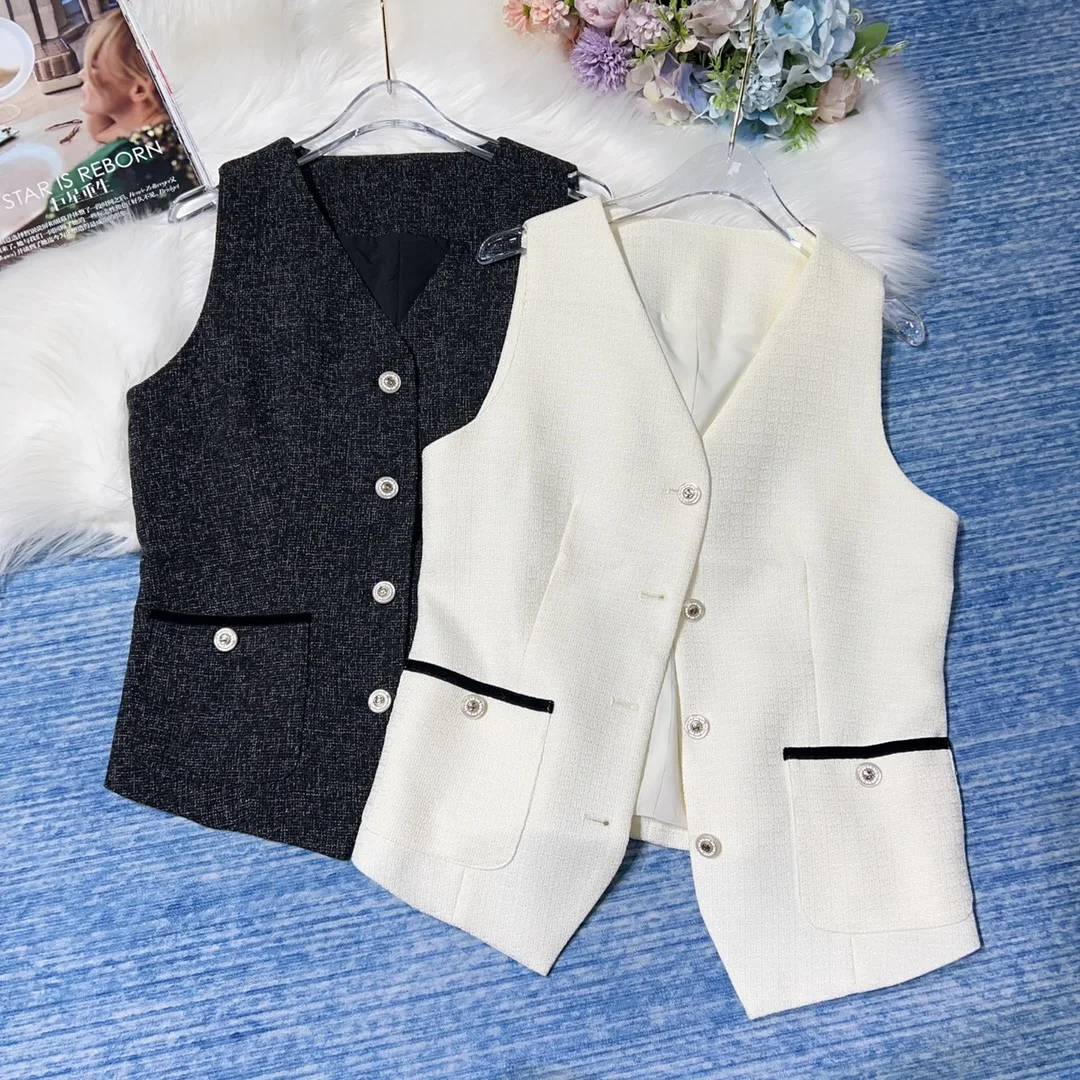 

2023 Spring/Summer Fashion New Women's Clothing Straight Vest 0814