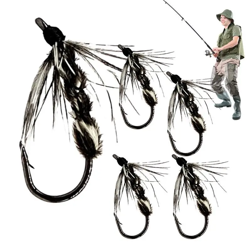 

Приманки для ловли нахлыстом, 5 шт.