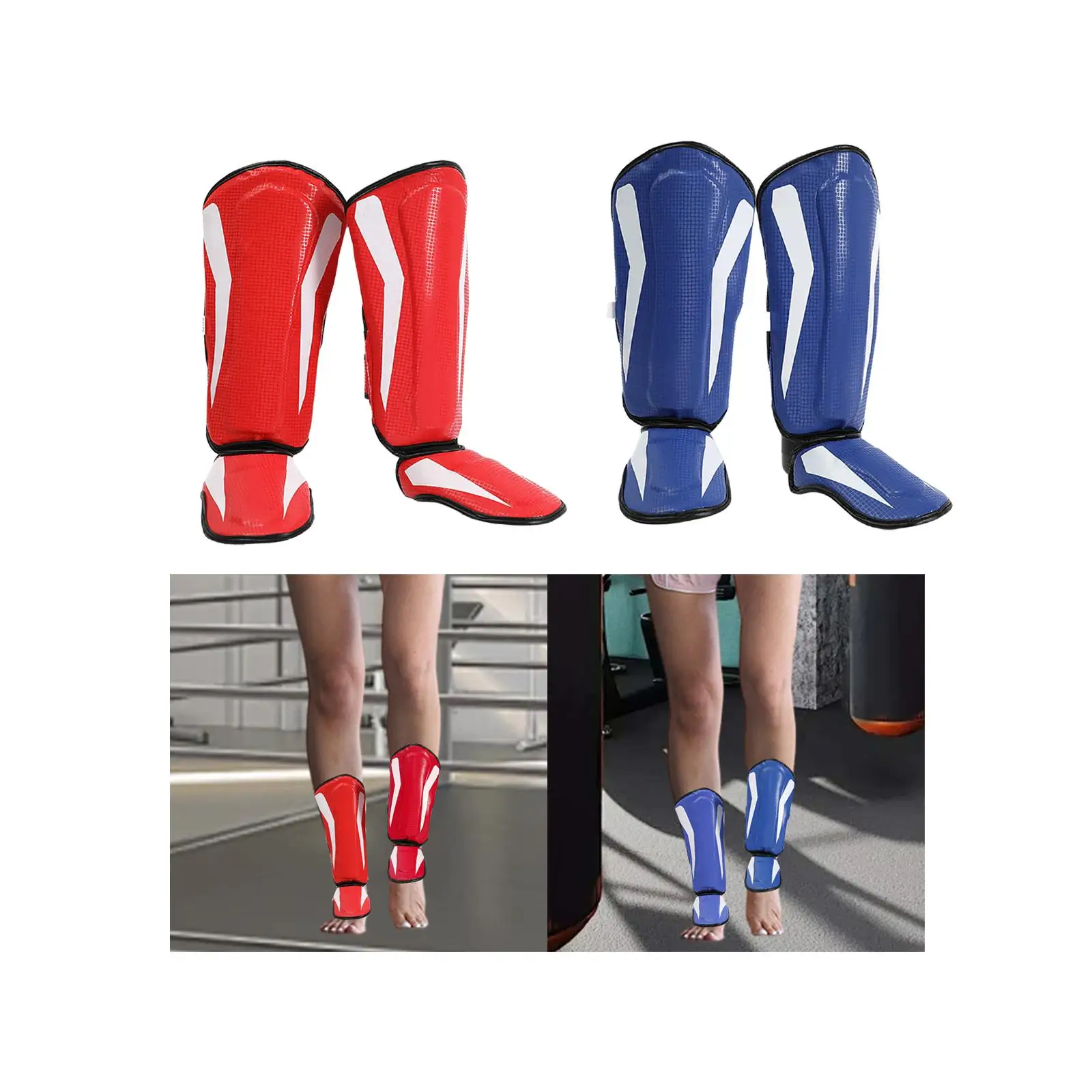 

Kickboxing Shin Guards Leg Foot Guards Kids Leg Instep Protection Pads Shin Protection for Taekwondo Martial Arts Kickboxing
