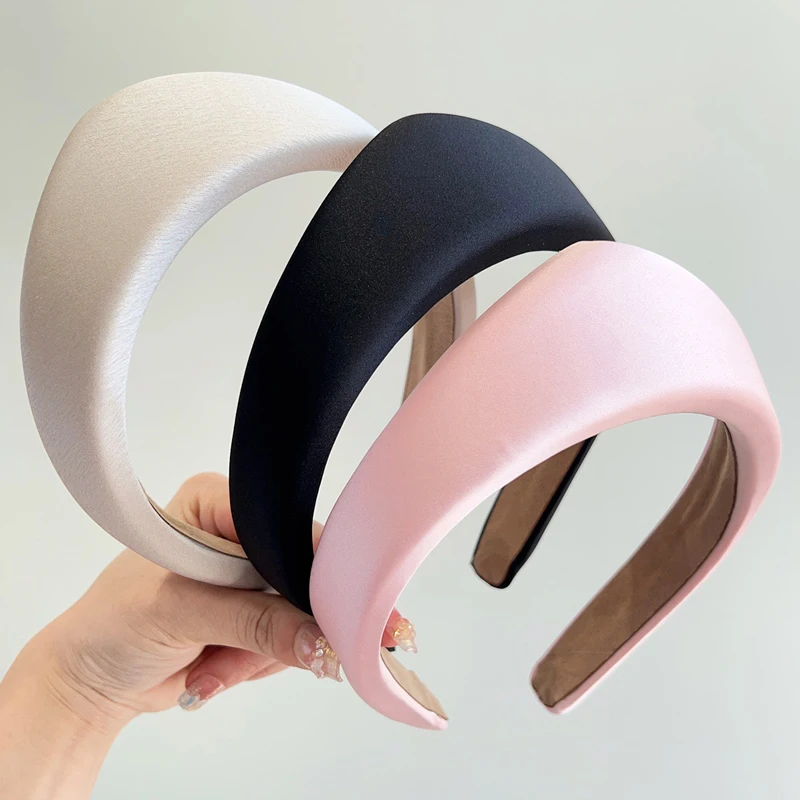1pc Frauen Einfache Samt Haarband Anti Slip Erwachsene Haar Clip Breiten Rand Stirnband Mädchen 2025 Neue Haar Zubehör – Detail 3