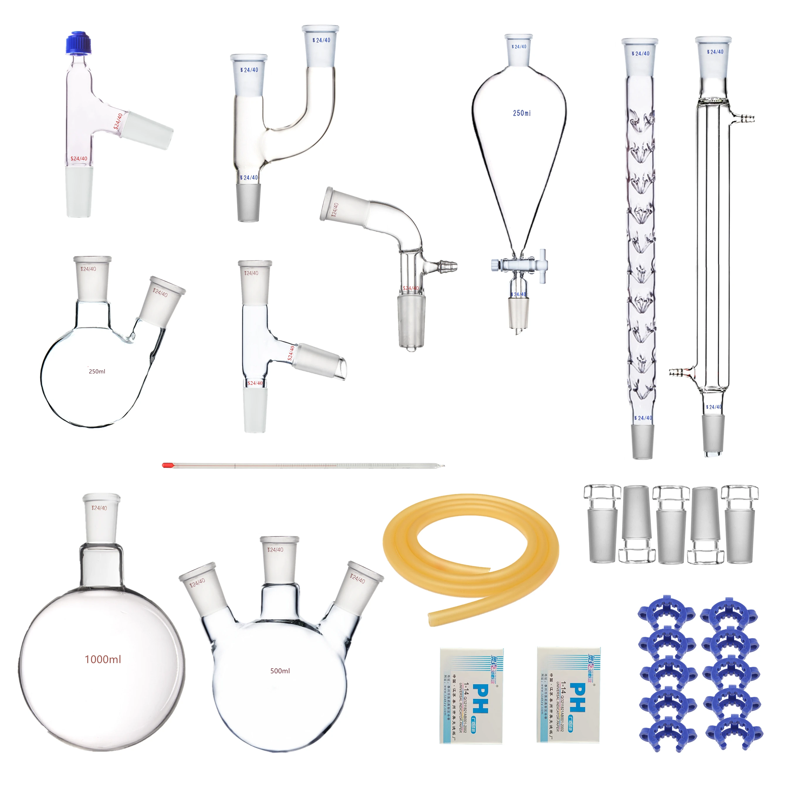 NewadvancedChemistryLabGlasswareKitWith2440GlassGroundJoint