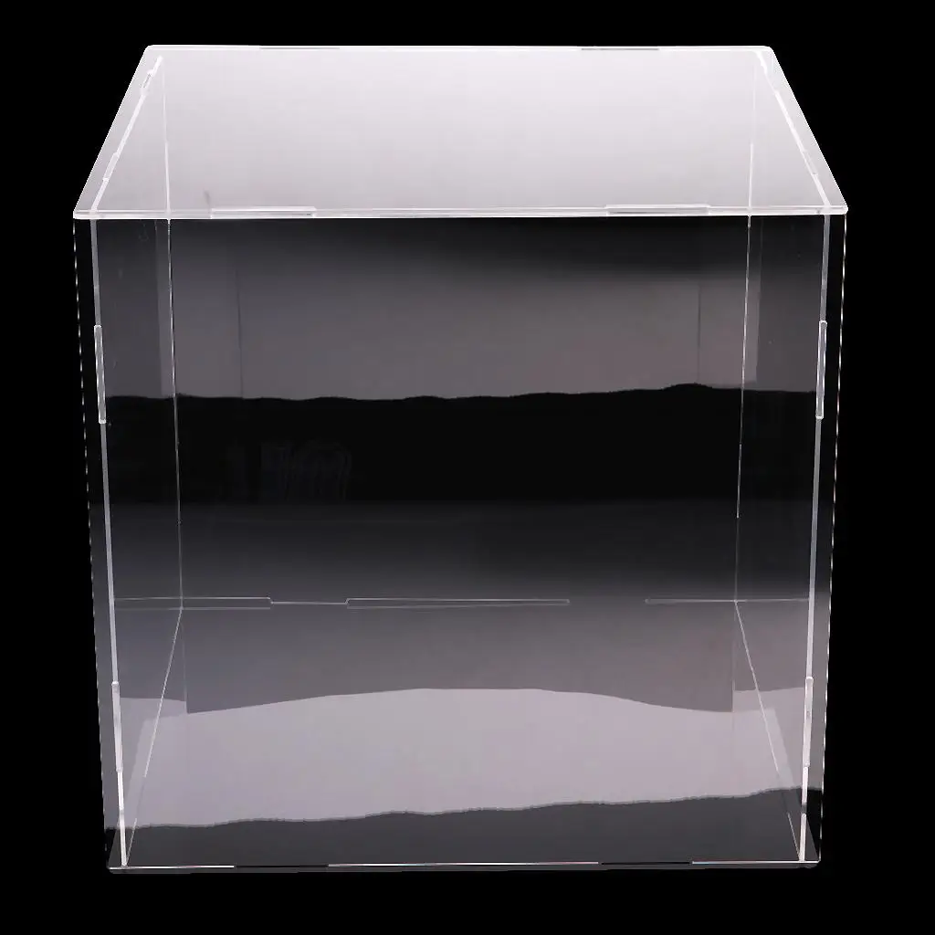 

25cm Dustproof Clear Acrylic Mini Alloy Toy Display Case Box