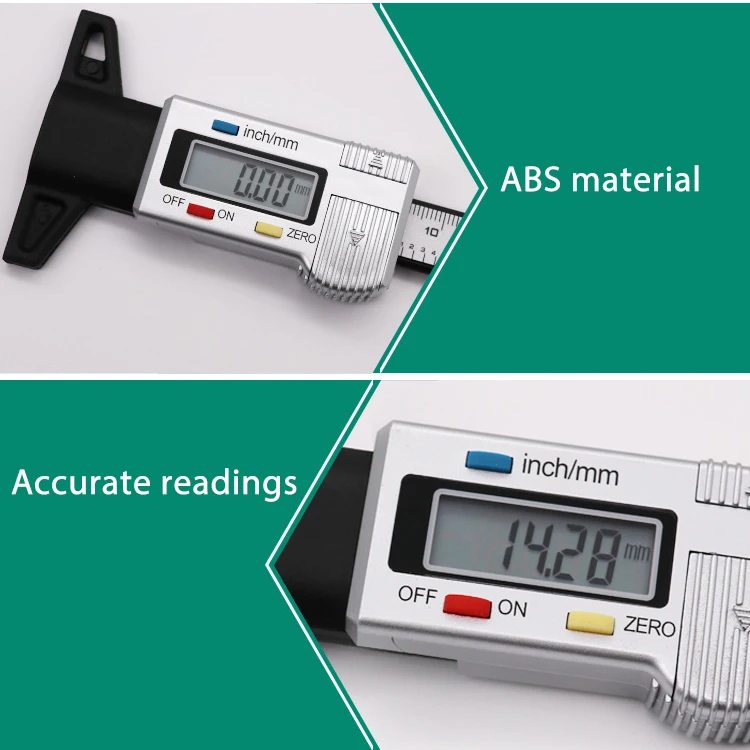 Description Picture 6 of itemDigital Car Tyre Tire Tread Depth Gauge Meter Measurer Tool Caliper Thickness Gauges Tread Brake Pad Shoe Tire Monitoring System